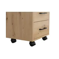 Cajonera Space Office 42 cm con 3 cajones roble artisan