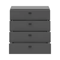 Комод System 64 с 4 ящиками графитовый
