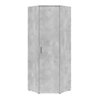 Estantería de esquina MultiDo 71,5x71,5 cm con puertas atelier claro