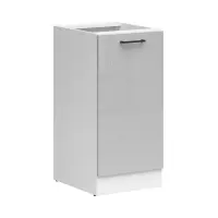 Mueble de cocina bajo Junona Line 50 cm derecho gris claro brillo