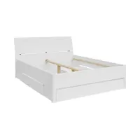 Кровать Saturn 160x200 с 3 ящиками белая