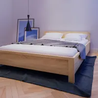 Cama Kaspian 140x200 roble sonoma