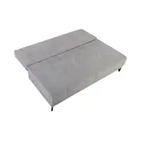 Sofá cama de tres plazas Sentila con arcón beige