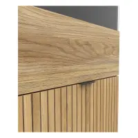 Vitrina Luen 57 cm con 2 puertas roble tegola/roble mauvella