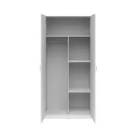 Armario de dos puertas Casao 91 cm blanco