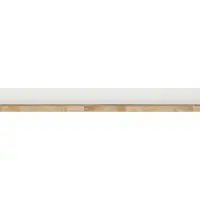 Estante de pared Alameda 147 cm blanco/ roble westminster