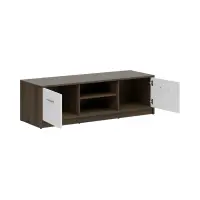 Mueble RTV Nepo Plus 138 cm con 2 puertas y estante roble noble/blanco