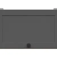 Armario de cocina superior Junona Line 50 cm sobre campana roble bernstein/grafito