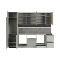 Estantes adicionales Milino grises para armario de frigorífico