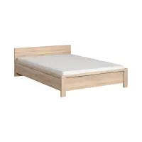 Cama Kaspian 140x200 roble sonoma