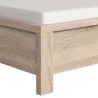 Cama Kaspian 140x200 roble sonoma