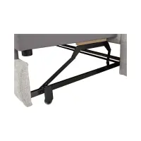 Sofá rinconera izquierda Aguda convertible con arcón beige