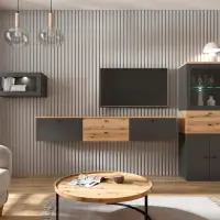 Cómoda System 64 con 2 cajones roble coast evoke