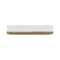 Wall shelf Holten 106 cm white/wotan oak