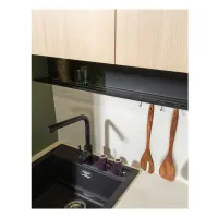 Kitchen set Milino Small 210 cm white/oak with worktop