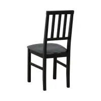 Silla tapizada Aren grafito