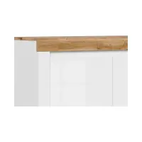 Mueble Holten 106 cm de dos puertas blanco brillo