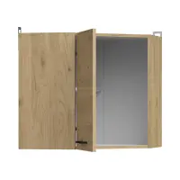 Armario de cocina superior Junona Line 60 cm de esquina izquierda/derecha roble bernstein