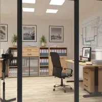 Escritorio Space Office 140 cm roble artisan