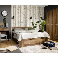 Cama Nepo Plus 140x200 roble noble