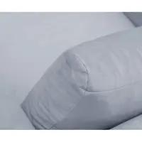 Sofá cama individual Bunio con arcón gris