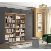 Estantería MultiDo 80 cm con 2 puertas atelier claro