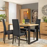 Cómoda Lamea 180 cm con 2 puertas y 3 cajones roble artisan