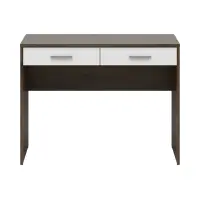 Escritorio Nepo Plus 100 cm con 2 cajones roble noble/blanco