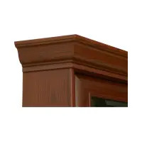 Vitrina de esquina Kent 60 cm con puertas castaño