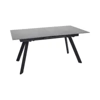 Mesa extensible Planet 160-200x90 negro/antracita
