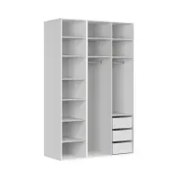 Armario modular Flex 150 cm con 3 puertas cachemira