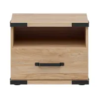 Mesita de noche Lara 50 cm con cajón fresno belarus