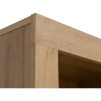 Estantería Balder 62 cm con cajón y 4 estantes roble riviera