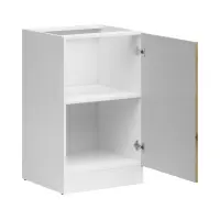 Mueble bajo de cocina Junona Line 50 cm derecho sin encimera roble delano claro