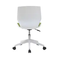 Silla giratoria Kili blanco - verde