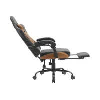Silla gaming G-Turbo con cojines negro-marrón