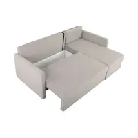 Універсальний кутовий диван Imros розкладний з нішею тауп