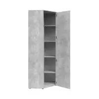 Estantería de esquina MultiDo 71,5x71,5 cm con puertas atelier claro