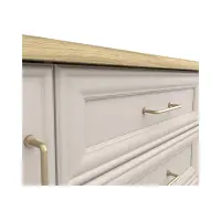 Комод Anga 154 см с 2 дверцами и 4 ящиками кашемир/дуб mauvella