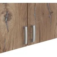 Altillo para armario Brando 91 cm con 2 puertas roble flagstaff oscuro