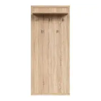 Wall-mounted hallway coat rack Kaspian sonoma oak