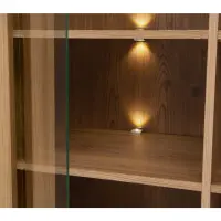 Vitrina Bergen 102 cm con 4 puertas alerce sibiu dorado