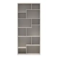 Estantería Tetrix 88 cm con 12 estantes cachemir