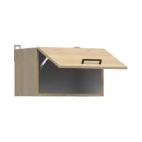 Armario de cocina superior Junona Line 50 cm sobre campana extractora roble bernstein