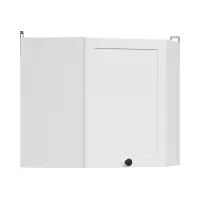 Armario de cocina superior Junona Line 60 cm de esquina izquierdo/derecho blanco