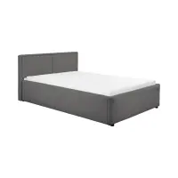 Cama tapizada Nedin 120x200  gris