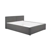 Cama tapizada Nedin 160x200 gris