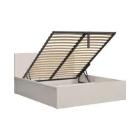 Cama Tetrix 160x200 con somier y contenedor cachemira