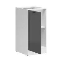 Mueble de cocina bajo Junona Line 40 cm izquierdo grafito