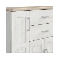 Cómoda Romance 186 cm con 4 puertas y 2 cajones alerce sibiu claro
